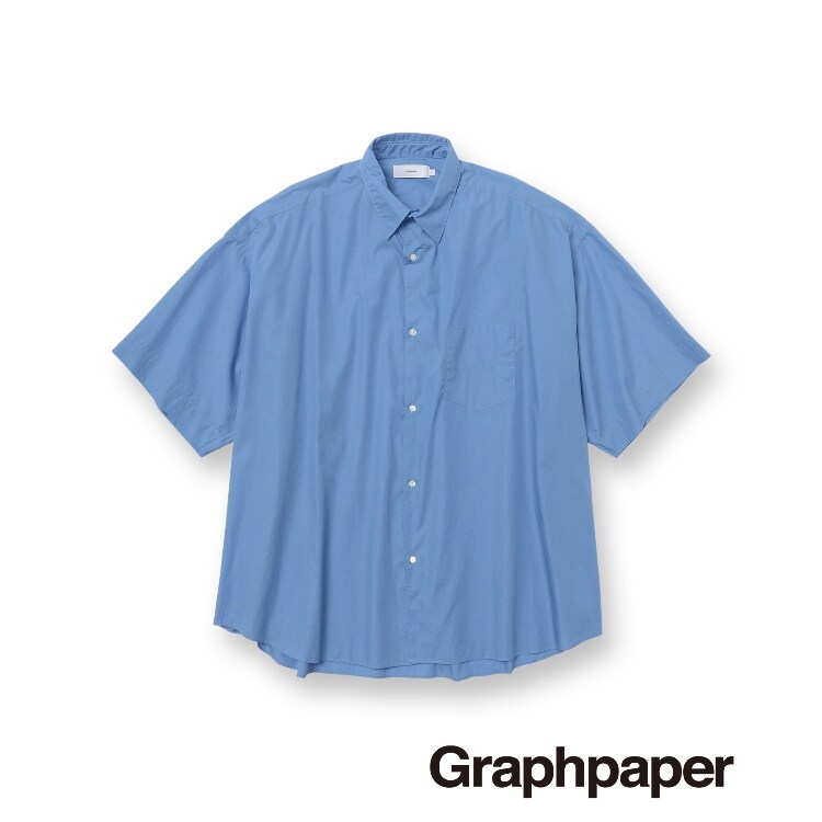 ドレステリア(メンズ)(DRESSTERIOR(Men))の◆Graphpaper（グラフペーパー）ブロードショートスリーブ レギュラーカラー シャツ カジュアルシャツ