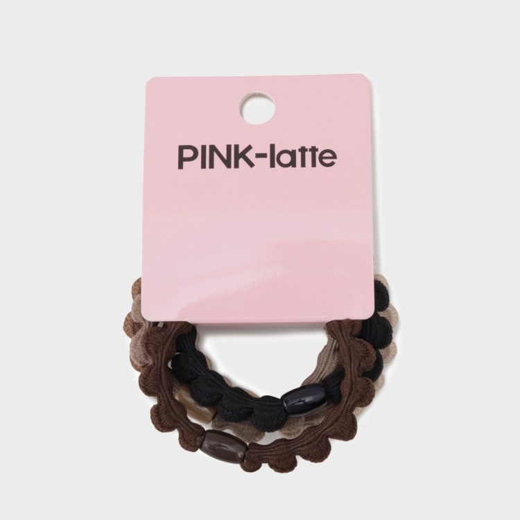 ピンク ラテ(PINK-latte)のぽこぽこヘアゴム5Pセット