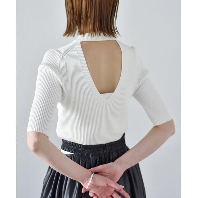 コードエー(CODE A)のCODE A｜back cutting knit pullover ニット/セーター